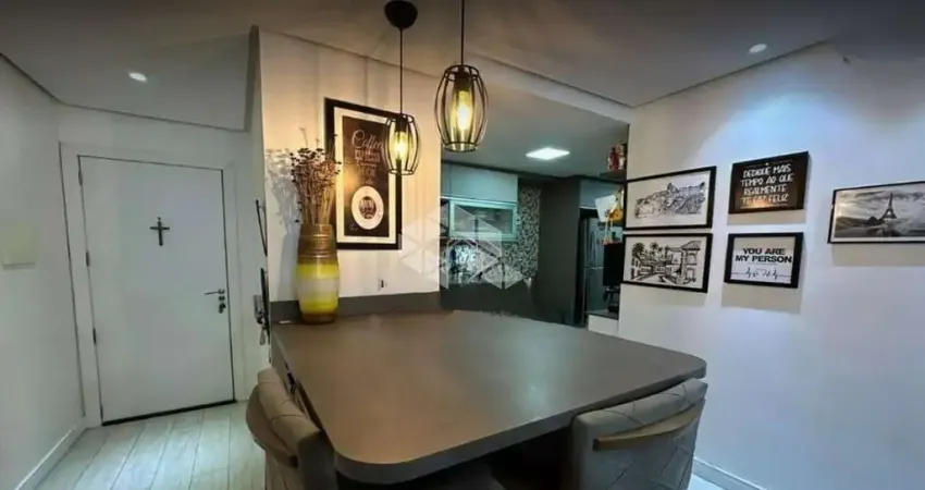 Apartamento semimobiliado, 2 dormitórios,  sala estar jantar com sacada integrada, cozinha planejada , churrasqueira, vaga de estacionamento