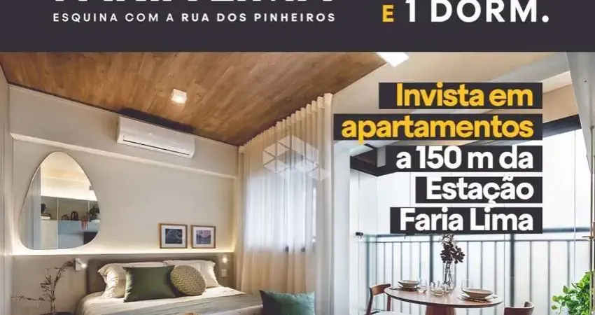 Apartamento com 1 quarto à venda na Rua dos Pinheiros, 1530, Pinheiros, São Paulo