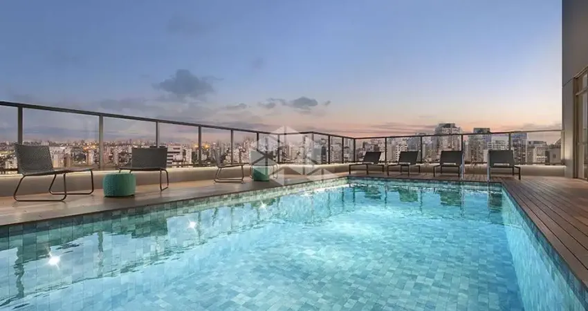 Apartamento a venda no Brooklin com 30m², 1 dormitório e 1 vaga de garagem