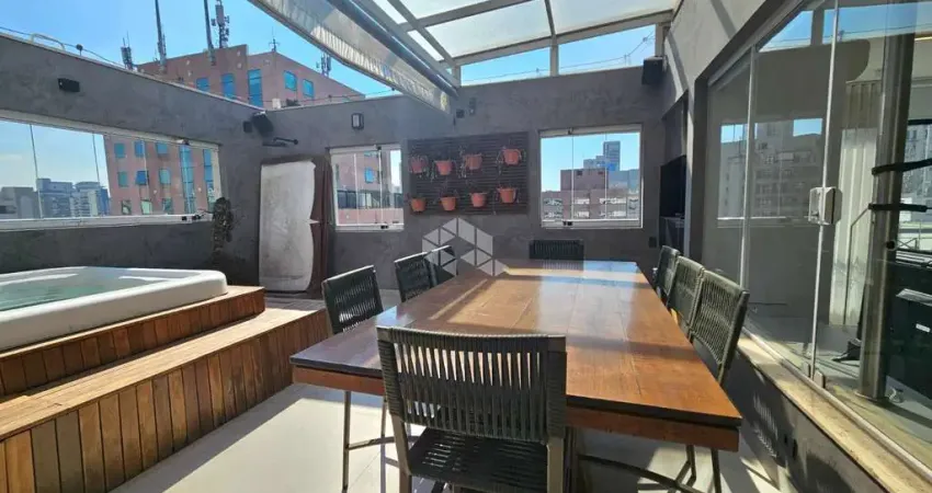 Cobertura duplex na vila olímpia, com 118,43, 2 dormitórios sendo 1 suíte e 2 vagas