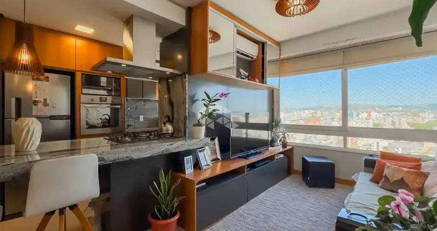 Apartamento 02 dormitório, suite, andar alto, no condominio spot