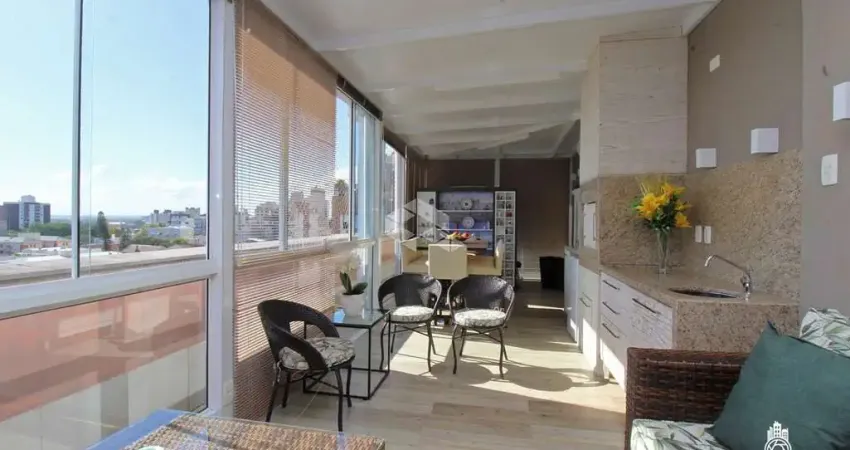 Cobertura decorada com 150,37 m², 1 dormitório sendo 1 suíte.