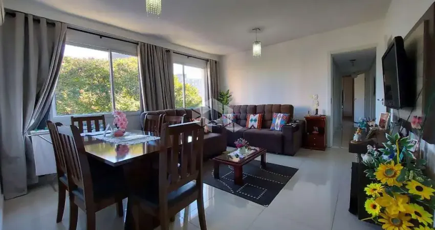 Apartamento 2 dormitórios, churrasqueira e 1 vaga de garagem coberta