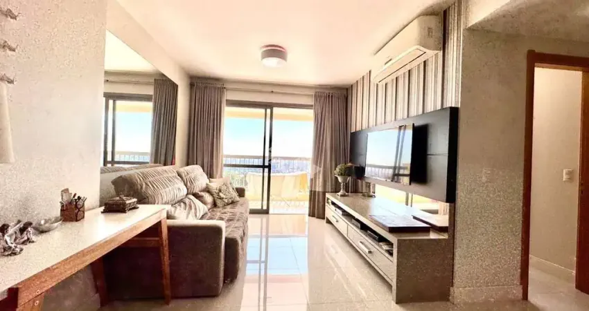 Apartamento dois quartos, com sacada e churrasqueira, no três figueiras