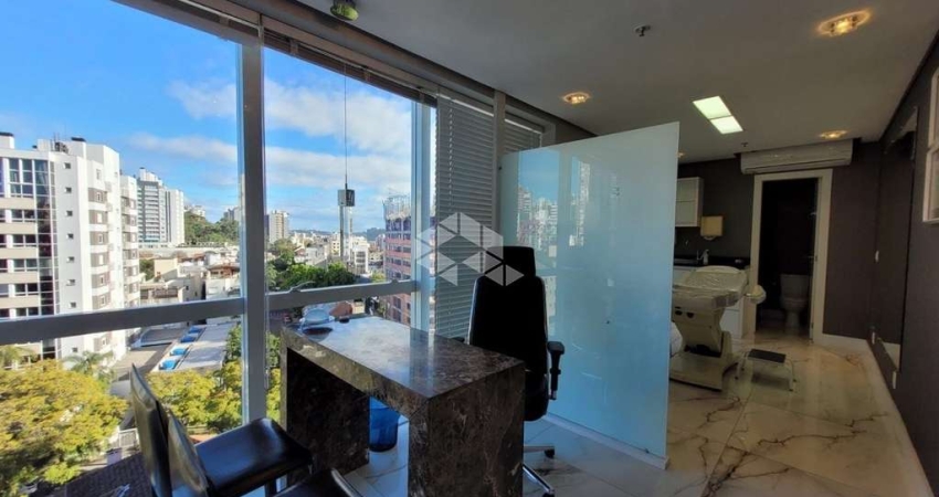 Sala comercial clinica médica montada com 56m² no Próximo do Parcão