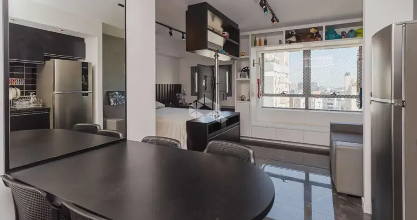 Apartamento 1 dormitóri totalmente mobiliado, 1 vaga no bairro chácara das pedras, porto alegre, no condomínio hom nilo