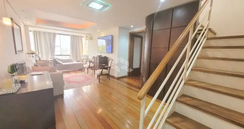 Cobertura com 3 dormitórios, 1 suíte e 2 vagas individuais no bairro auxiliadora, porto alegre/rs.