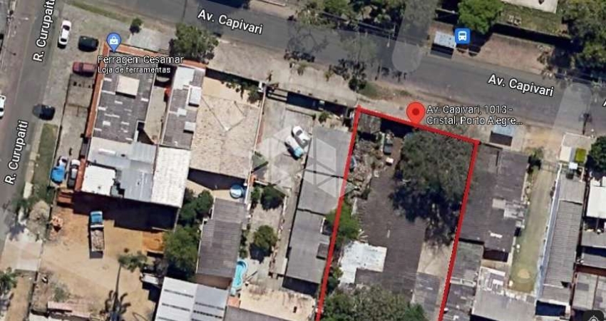 Terreno à venda na Avenida Capivari, 1013, Cristal, Porto Alegre