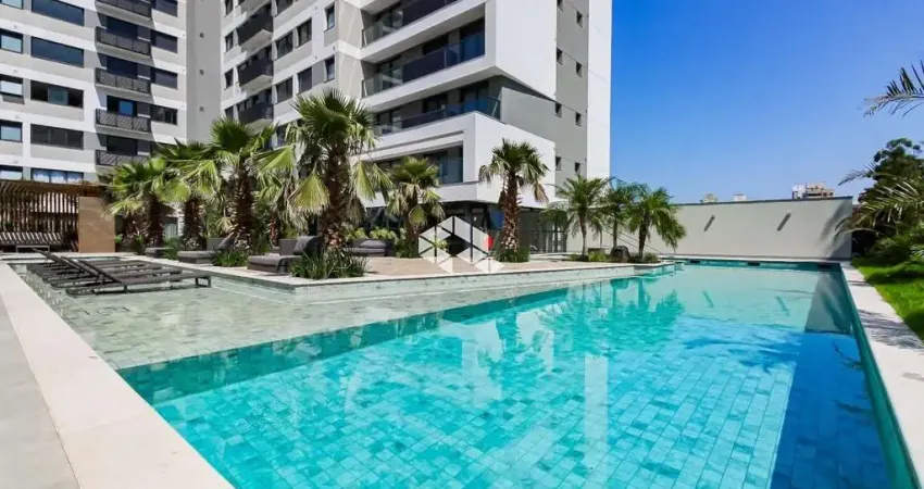 Apartamento 1 dormitório petrópolis mobiliado com 49,84m² e vaga no petrópolis.