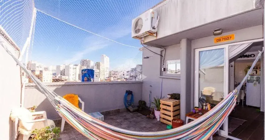 Cobertura 2 dormitórios, 1 suíte, 1 vaga, floresta, porto alegre.