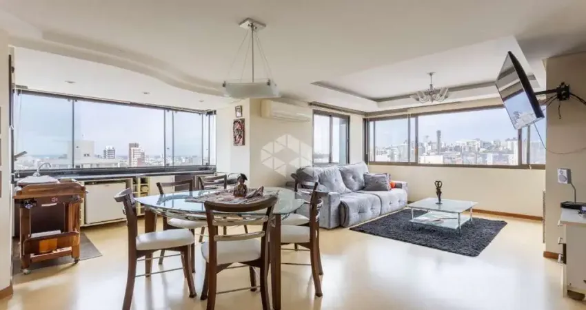 Apartamento 2 dormitorios, suite, 3 vagas de garagem, totalmente mobiliado e equipado, vista espetacular.