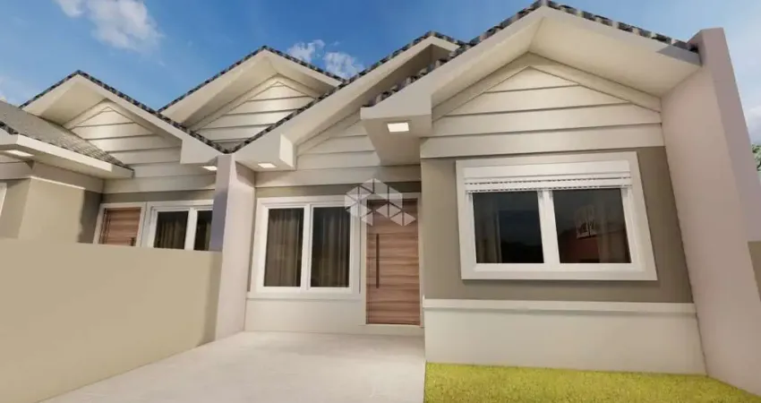 Casa Geminada 2 dormitórios (um suíte) no bairro Linha Santa Cruz