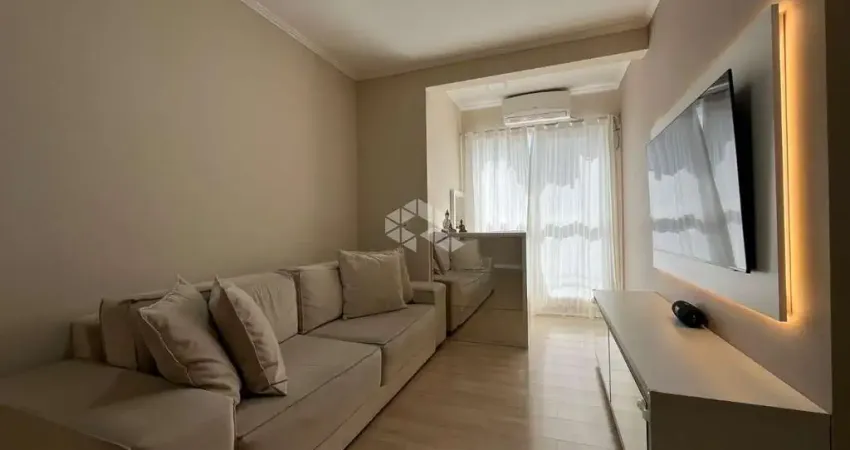 Apartamento semimobiliado 2 dormitórios no bairro arroio grande!