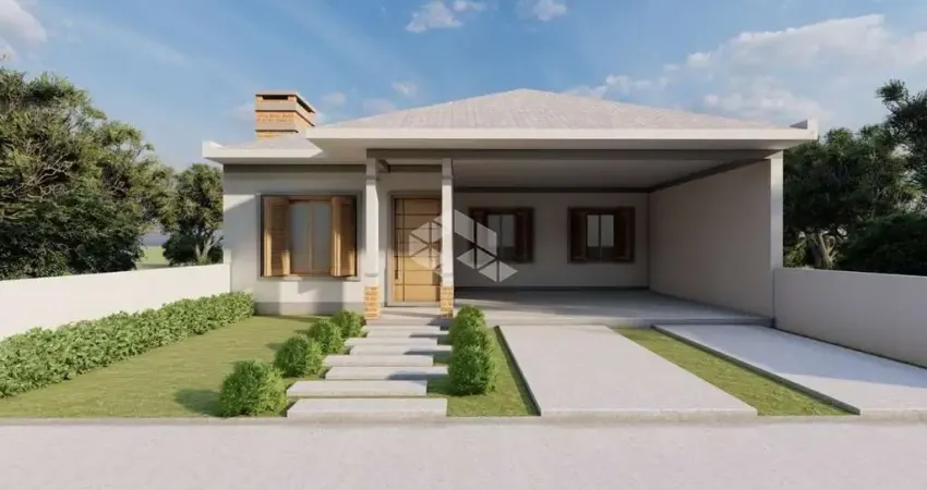 Casa em construção com 3 dormitórios (1 suíte) no Bairro Linha Santa Cruz