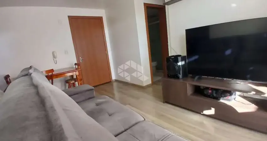 Apartamento de 53m , sem mobília com 2 dormitorios, sacada e vaga de garagem coberta no Bairro Desvio Rizzo.