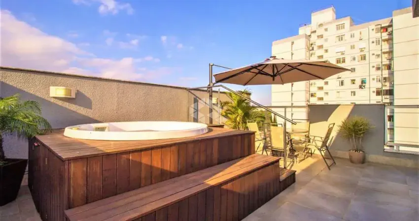 Cobertura com 3 dormitórios, suíte, jacuzzi e vaga de garagem