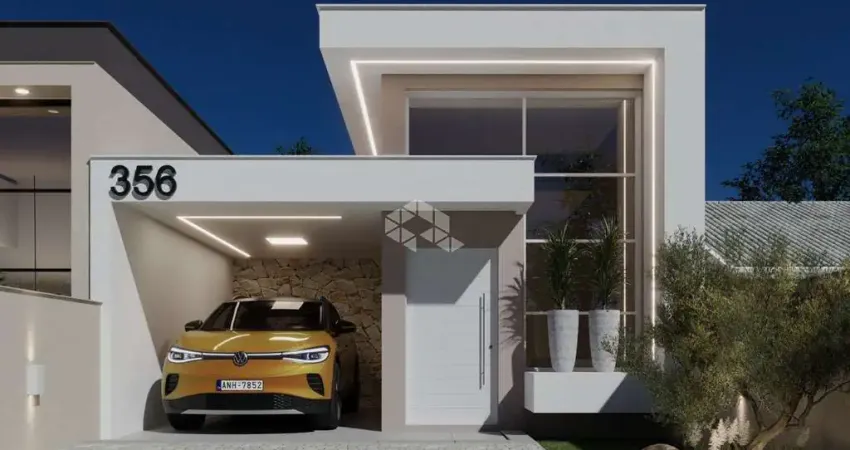 Casa térrea nova à venda no Bairro Cristo Rei, São Leopoldo, 3 dormitórios com suíte e closet, 103m², pátio, 3 vagas, Cristo Rei - São Leopoldo