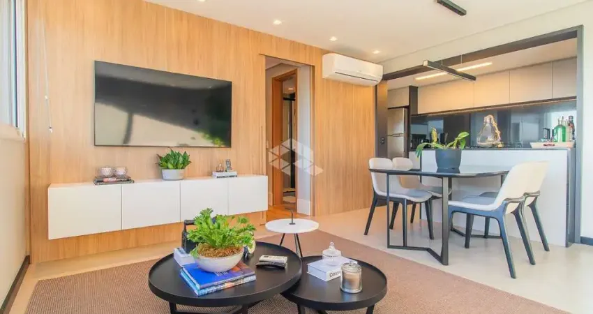 Apto 2 dormitórios 1 suíte 1 vaga mobiliado e equipado bairro Tristeza.