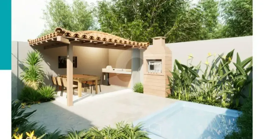 Casa de 2 quartos, 1 suíte e 2 vagas em condomínio fechado em maricá