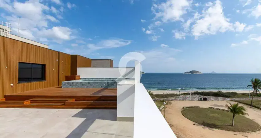 Cobertura frente mar 4 quartos, 2 suítes e 2 vagas em camboinhas