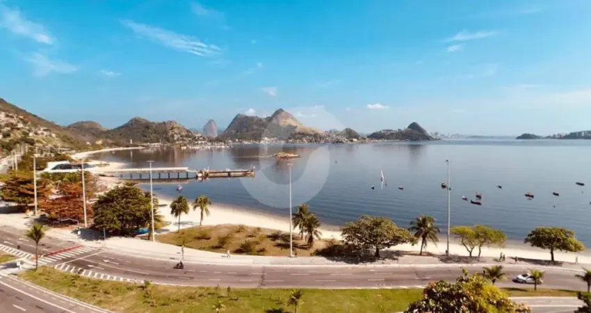 Cobertura - 239 m² com 4 suítes e 3 vagas em charitas com vista frontal mar