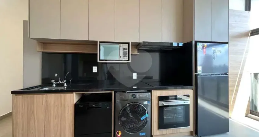 Apartamento mobiliado para locação em Moema com uma vaga de garagem