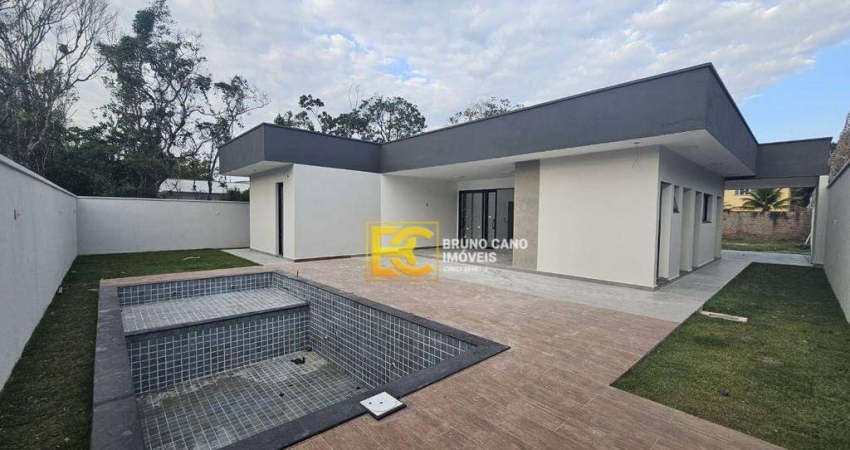 Casa térrea com piscina - Residencial São Luiz - Peruíbe/SP