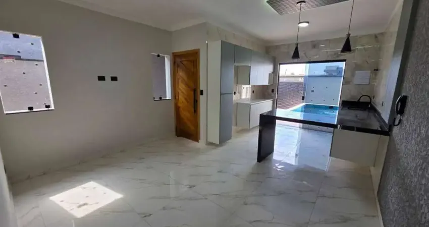 Casa térrea nova e moderna  a venda- Flora Rica II - Peruíbe/SP