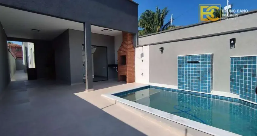 Casa térrea nova e moderna - Nova Peruibe - Peruíbe/SP