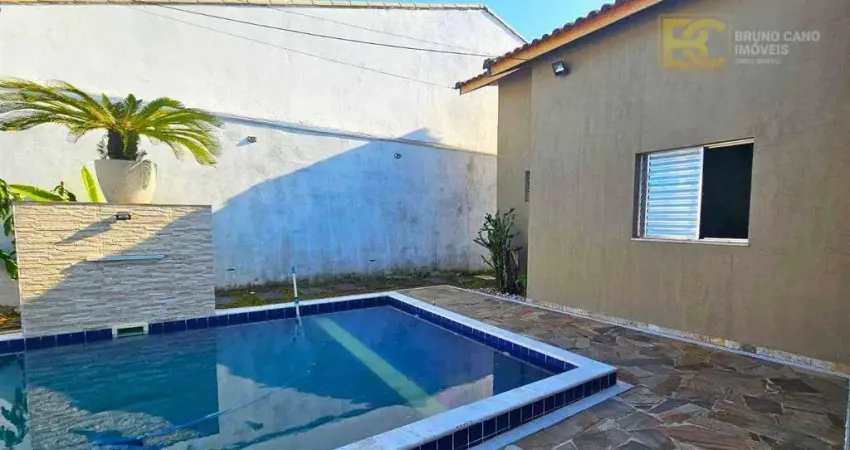Casa nova com 2 dormitórios - piscina e churrasqueira  -  Balneário São João batista II - Peruíbe/SP
