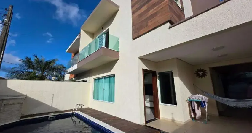 Sobrado moderno com piscina a 500m do mar à venda - ribamar - peruíbe/sp