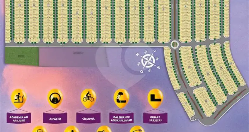 Terreno comercial à venda no Centro, Cravinhos 