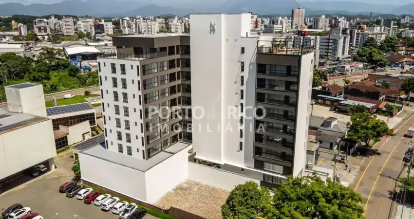 ✨cobertura✨ loft, residencial studio h, bairro saguaçú, joinville-sc