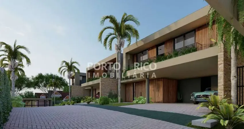Casa em condominio fechado em joinville  exclusivo - villa quattro - com 4 suítes, 2 vagas de garagem, 289 m² priv