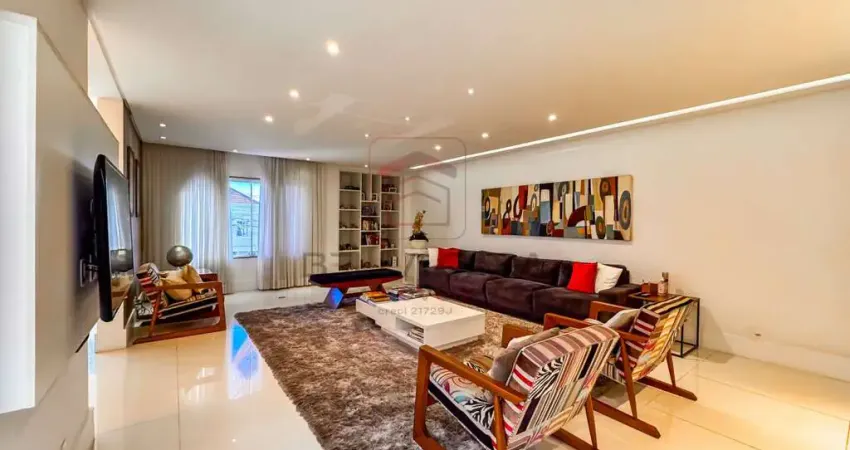 Sobrado alto padrão à venda na mooca ? 4 suítes, sala de cinema e espaço gourmet