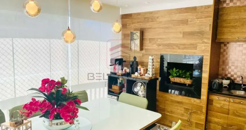 137m² - 3 suítes, andar alto, face norte, terraço gourmet integrado com a sala, 2 vagas fixas, lazer