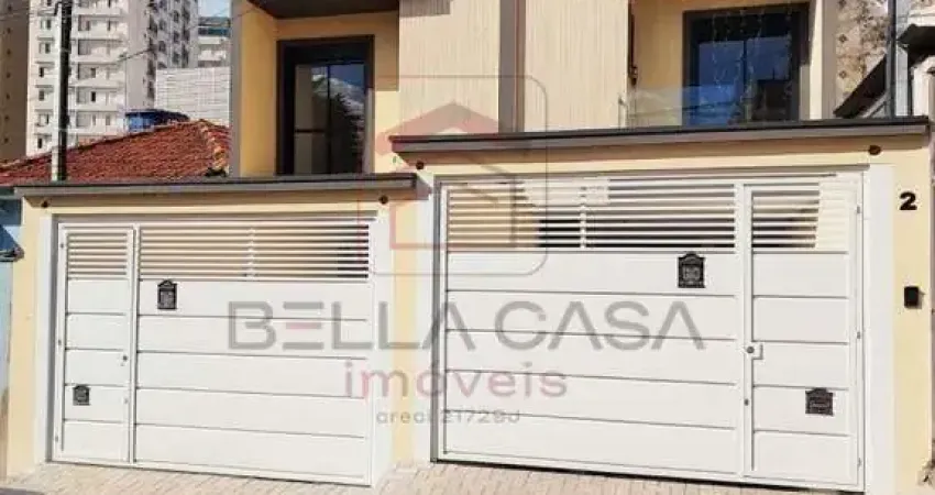 Sobrado novo a venda no bairro da mooca com 3 quartos e quintal