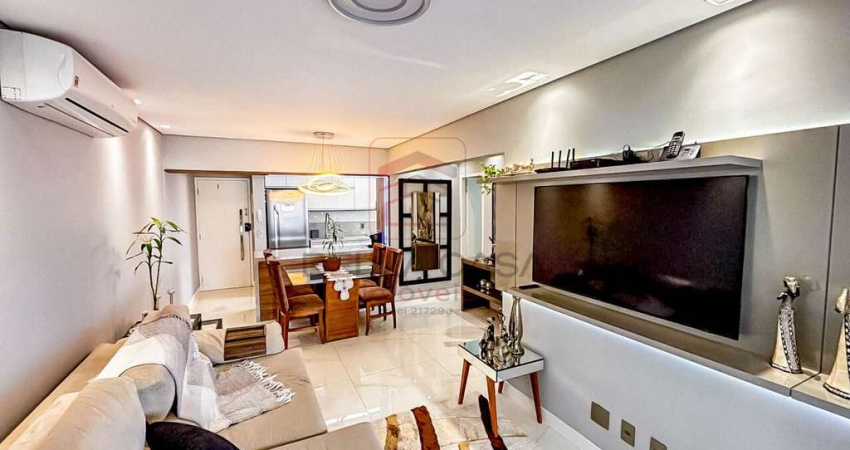 Apartamento a venda com 3 dormitórios - 1 suíte - 2 vagas - varanda gourmet  todo mobiliado