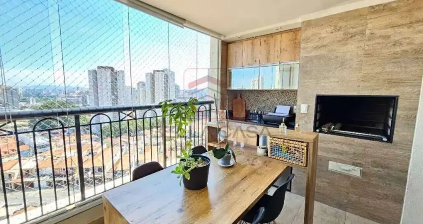 Apartamento com 3 quartos, 96 m² à venda tatuapé, 2 vagas, varanda gourmet