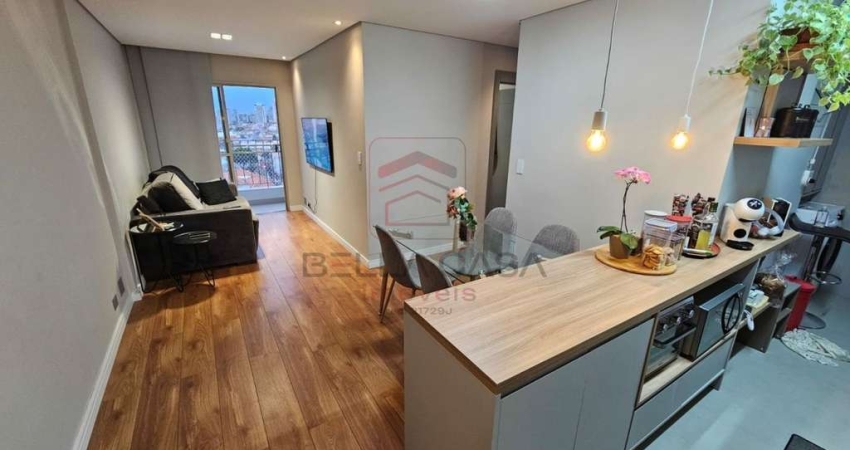 Apartamento a venda mooca com 2 dormitórios, 1 vaga, 2 banheiros e varanda
