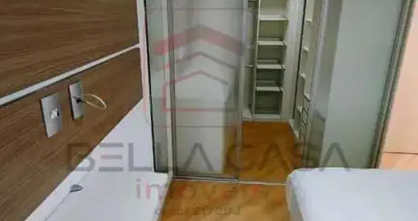 Apartamento com sacada, no Tatuapé com 60m2, Mobiliado,  03 quartos e 01 vaga de garagem