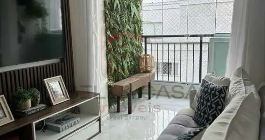 Apartamento no Brás, 55m² 2 dormitórios- 1 suíte ,varanda grande e 1 vaga - Porteira fechada!!!