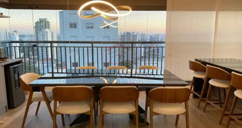 Apartamento  na mooca-mobiliado- 160m-  4 dormitorios - suite - 2 vagas - varanda gourmet