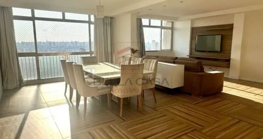 Apartamento amplo e exclusivo na mooca ? 164 m², 3 dormitórios + escritório, vista privilegiada!