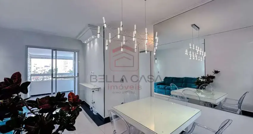 Apartamento mobiliado a venda com 3 quartos e varanda gourmet no bairro da mooca