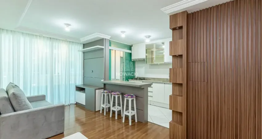 Excelente apartamento com 2 dormitórios e 1 vaga no bacacheri!
