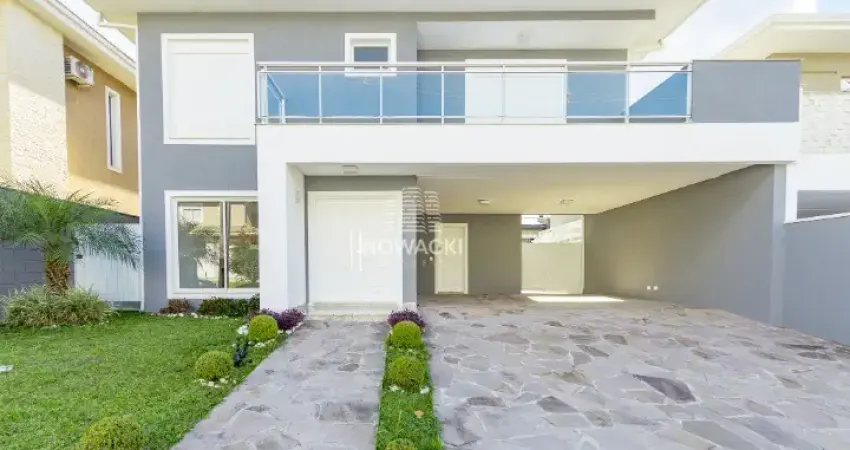 Casa de alto padrão em condomínio com 4 suítes em santa felicidade