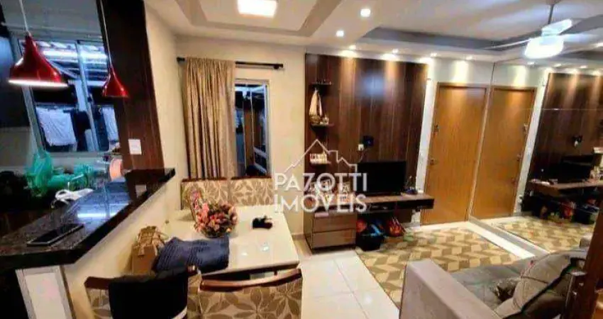 Apartamento com 2 dormitórios à venda, 41 m² por R$ 203.000 - Ipiranga - Ribeirão Preto/SP
