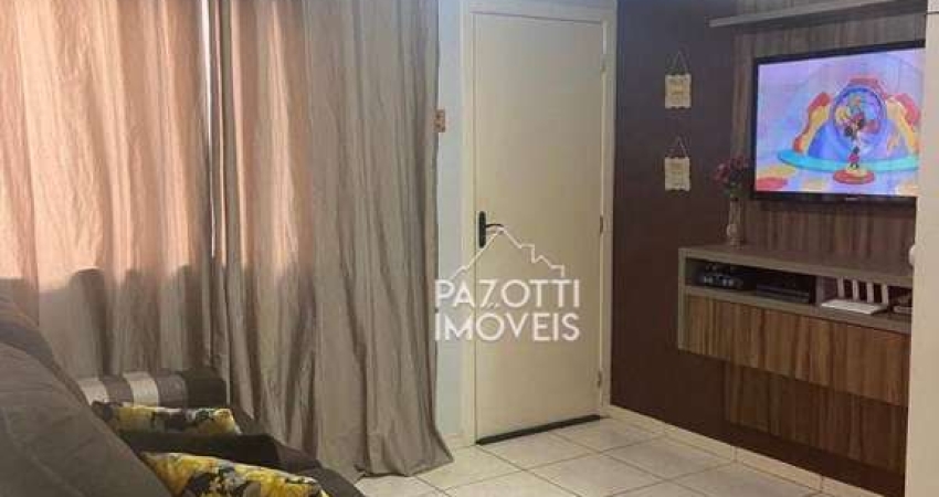 Apartamento com 2 dormitórios à venda, 45 m² por R$ 180.000,00 - Recanto das Palmeiras - Ribeirão Preto/SP