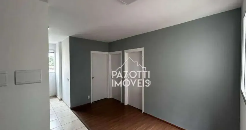 Apartamento com 2 dormitórios à venda, 45 m² por R$ 181.000 - Ipiranga - Ribeirão Preto/SP